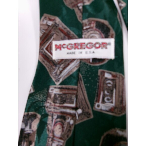 Vintage McGregor Abstract Mod 70s Geometric Grandpa Necktie Tie Lot of 2 USA - Picture 3 of 5